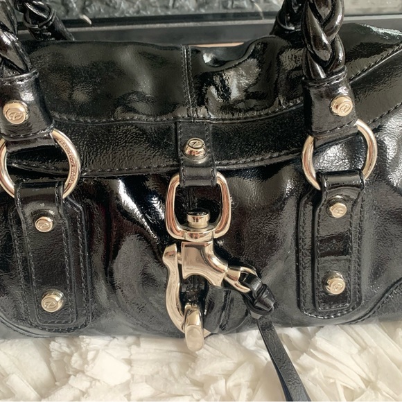 Francesco Biasia Handbag Patent Cowhide Leather - Picture 2 of 9